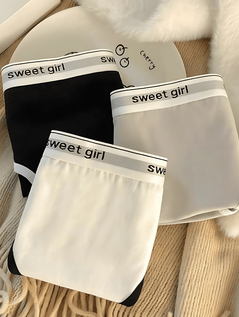 Mid-Waist Traceless Briefs Girls' Underwear Pure Cotton