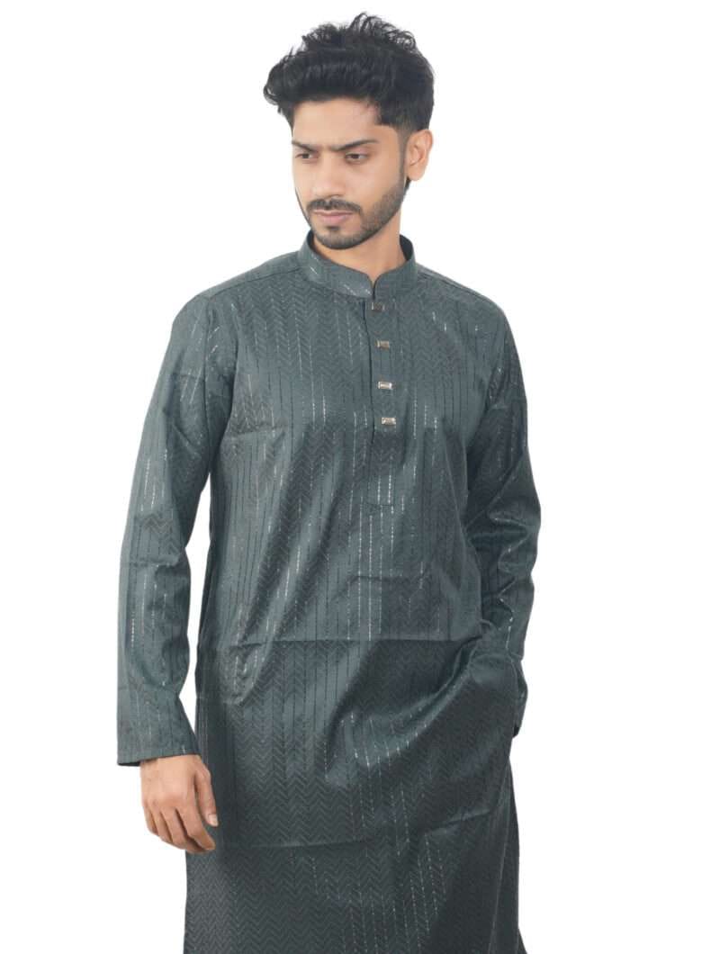 Green Limited Edition Eid Panjabi Premium Quality
