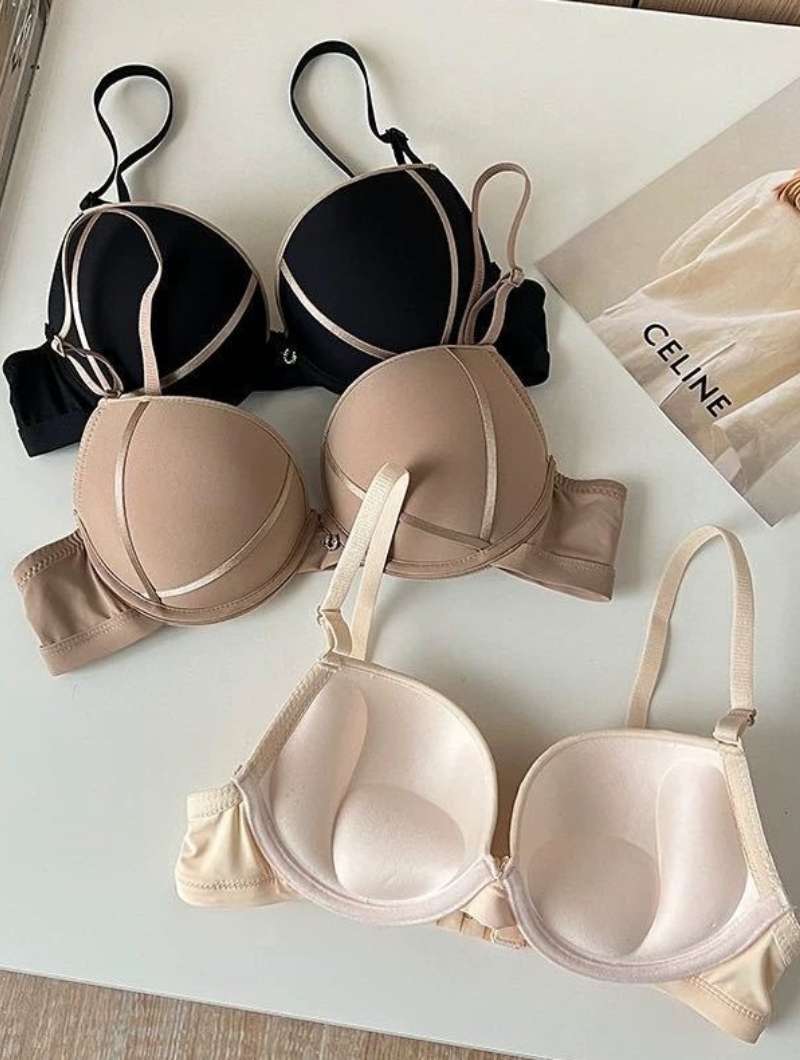 Premium Seamless Upper Support, Adjustable & Comfortable Push Up Bra Anti-Sagging