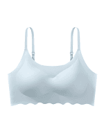 Seamless Ice Silk Upper Support, Back Wrapped & Comfortable Push Up Bra Anti-Sagging