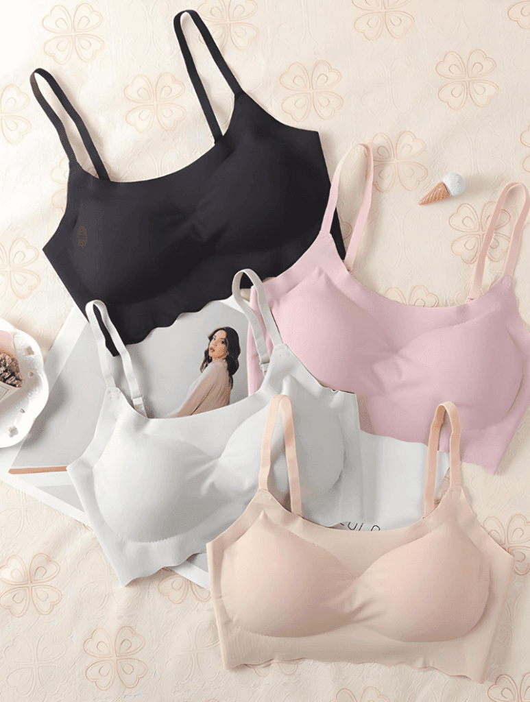 Seamless Ice Silk Upper Support, Back Wrapped & Comfortable Push Up Bra Anti-Sagging