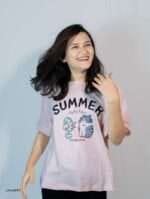 Women Summer Printed Short-sleeved T-shirt